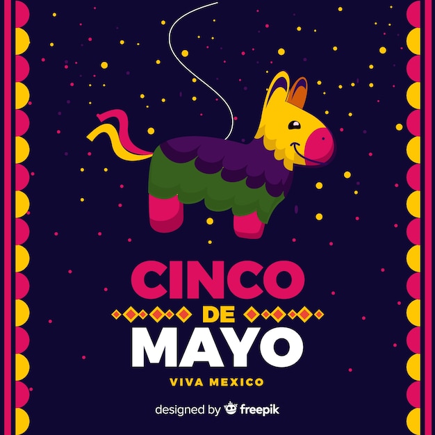 Vecteur gratuit cinco de mayo