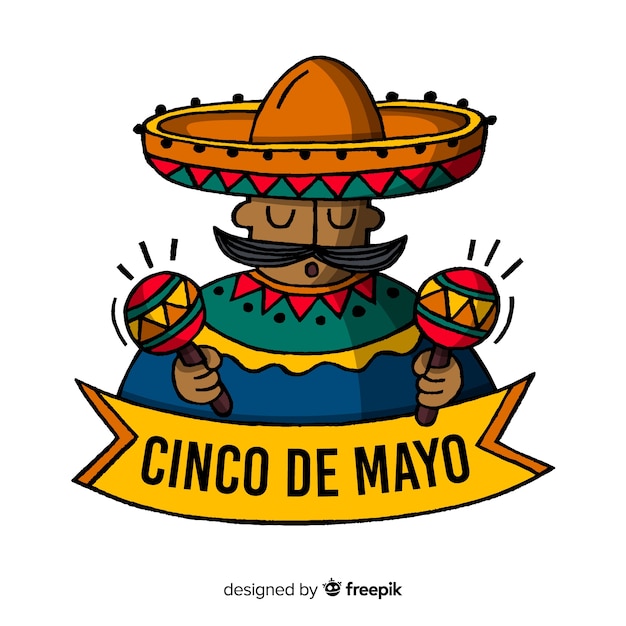 Vecteur gratuit cinco de mayo