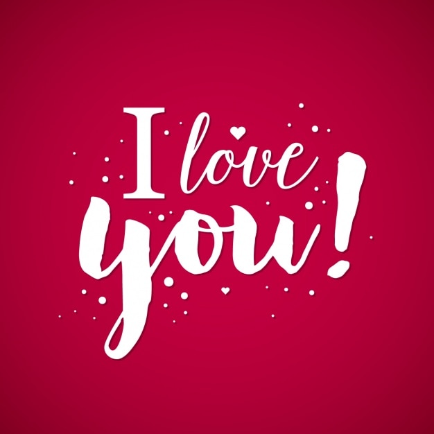 Vecteur gratuit citation d&#39;amour de fond