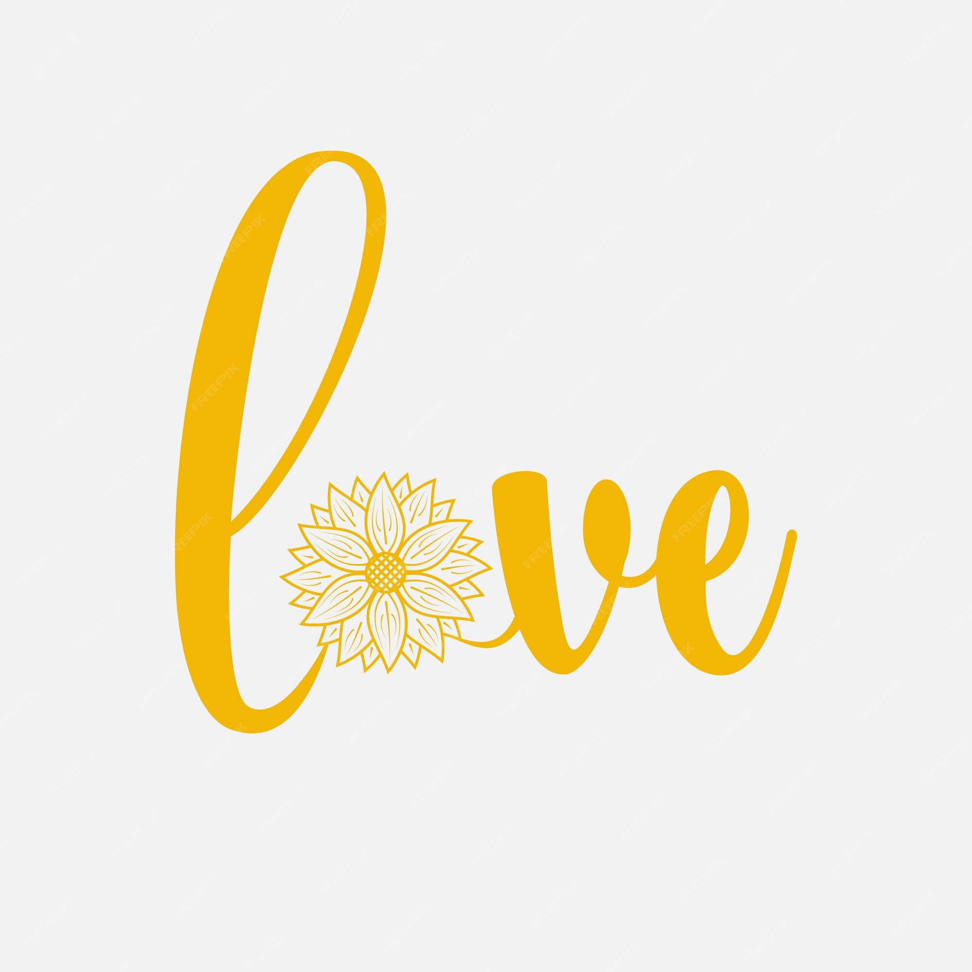 Citation De Motivation De Tournesol De Lettrage D Amour Pour La Tasse De T Shirt De Carte D Affiche D Impression Et Beaucoup Plus Vecteur Premium