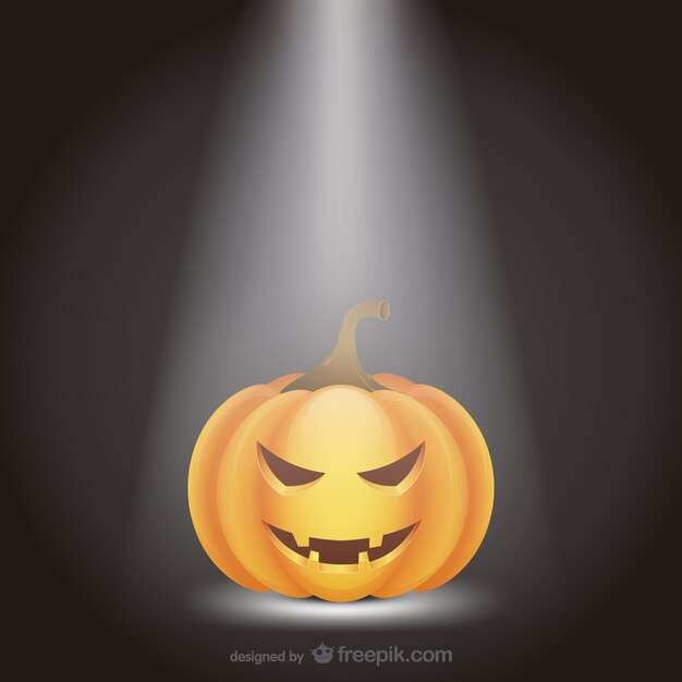 Citrouille Halloween avec projecteur