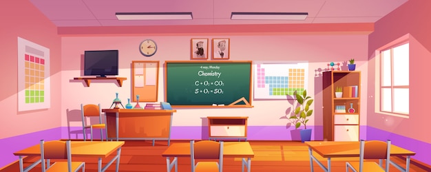 Classe de vecteur pour l'apprentissage de la chimie