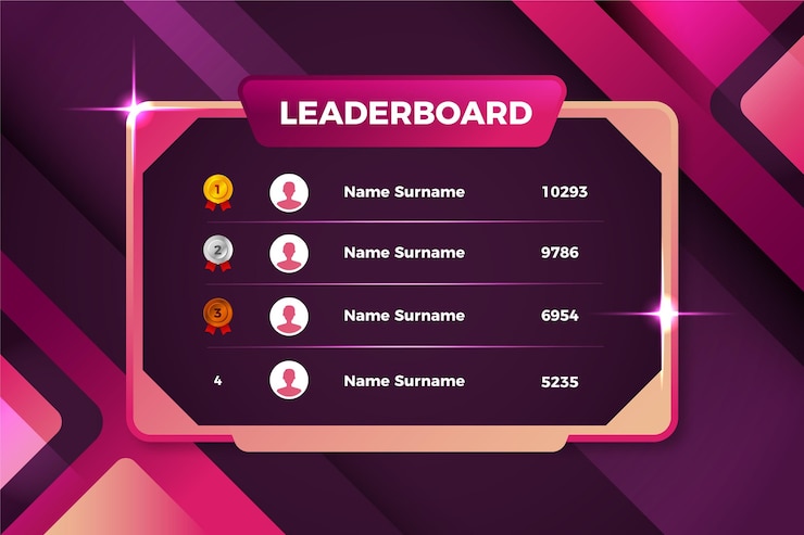 Vecteur gratuit classement avec fond abstrait