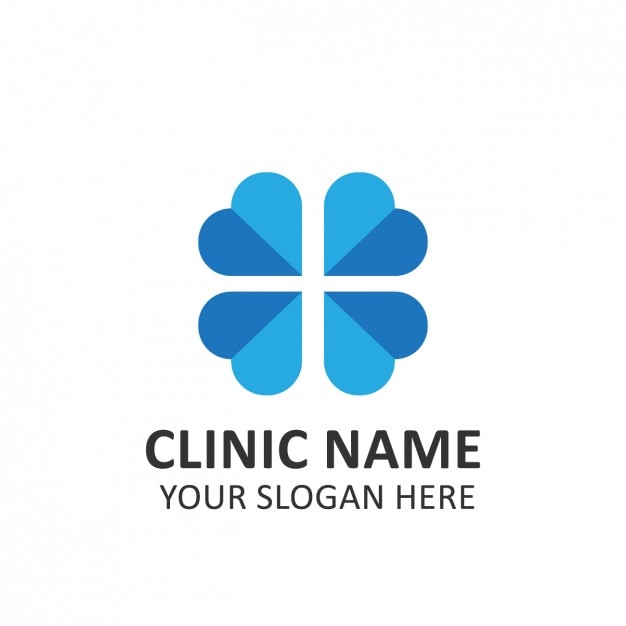 Vecteur gratuit clinique de santé logo template