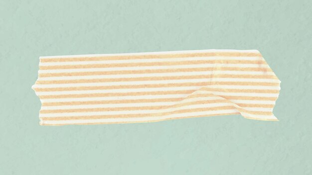 Clipart abstrait de bande de washi, conception à motifs pastel coloré