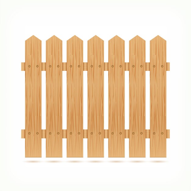 Clôture en bois