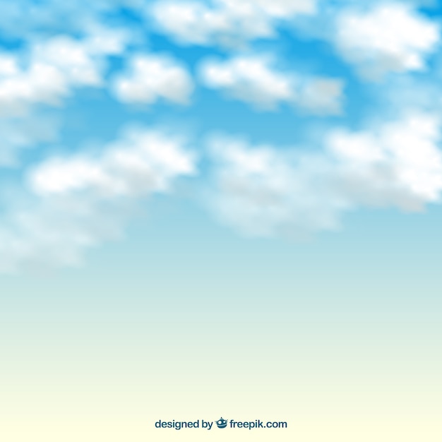 Vecteur gratuit clouds background