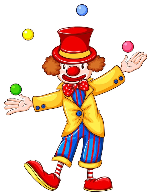 Un Clown Qui Jongle