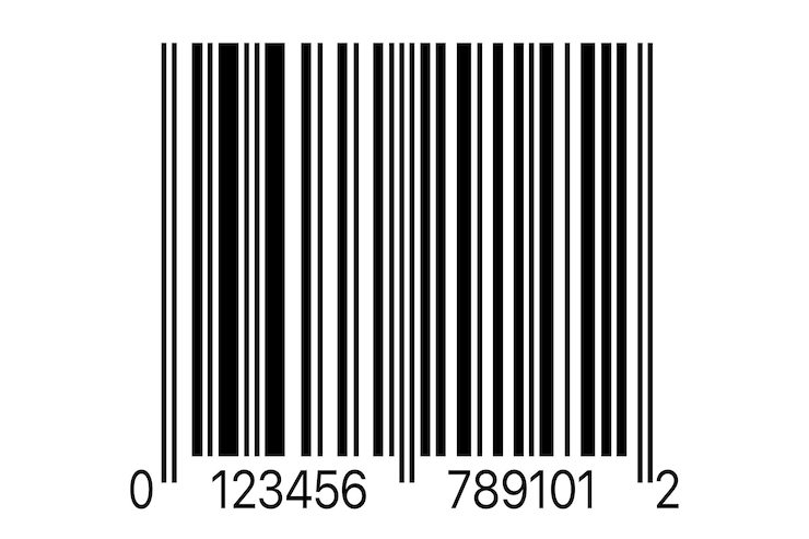 Vecteur gratuit code-barres des lignes noires