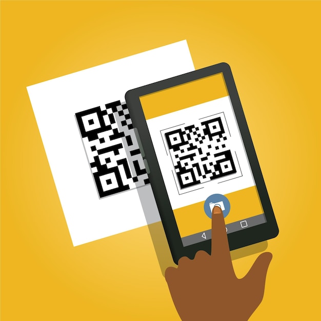 Code Qr De Numérisation De Smartphone