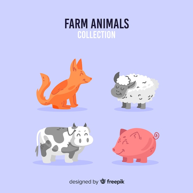 Collection D'animaux De Ferme