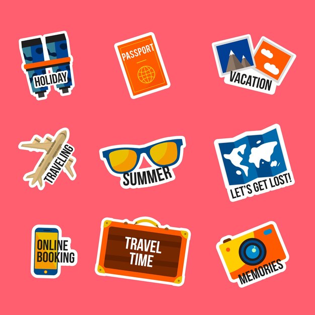 Images de Voyage Stickers – Téléchargement gratuit sur Freepik
