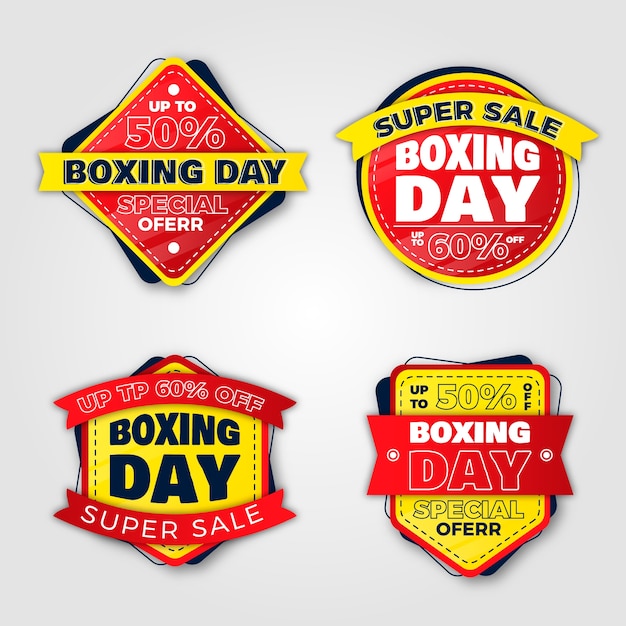 Collection De Badges Design Plat Boxing Day Sale