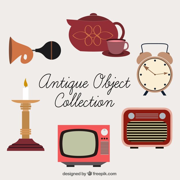 Collection de beaux objets anciens