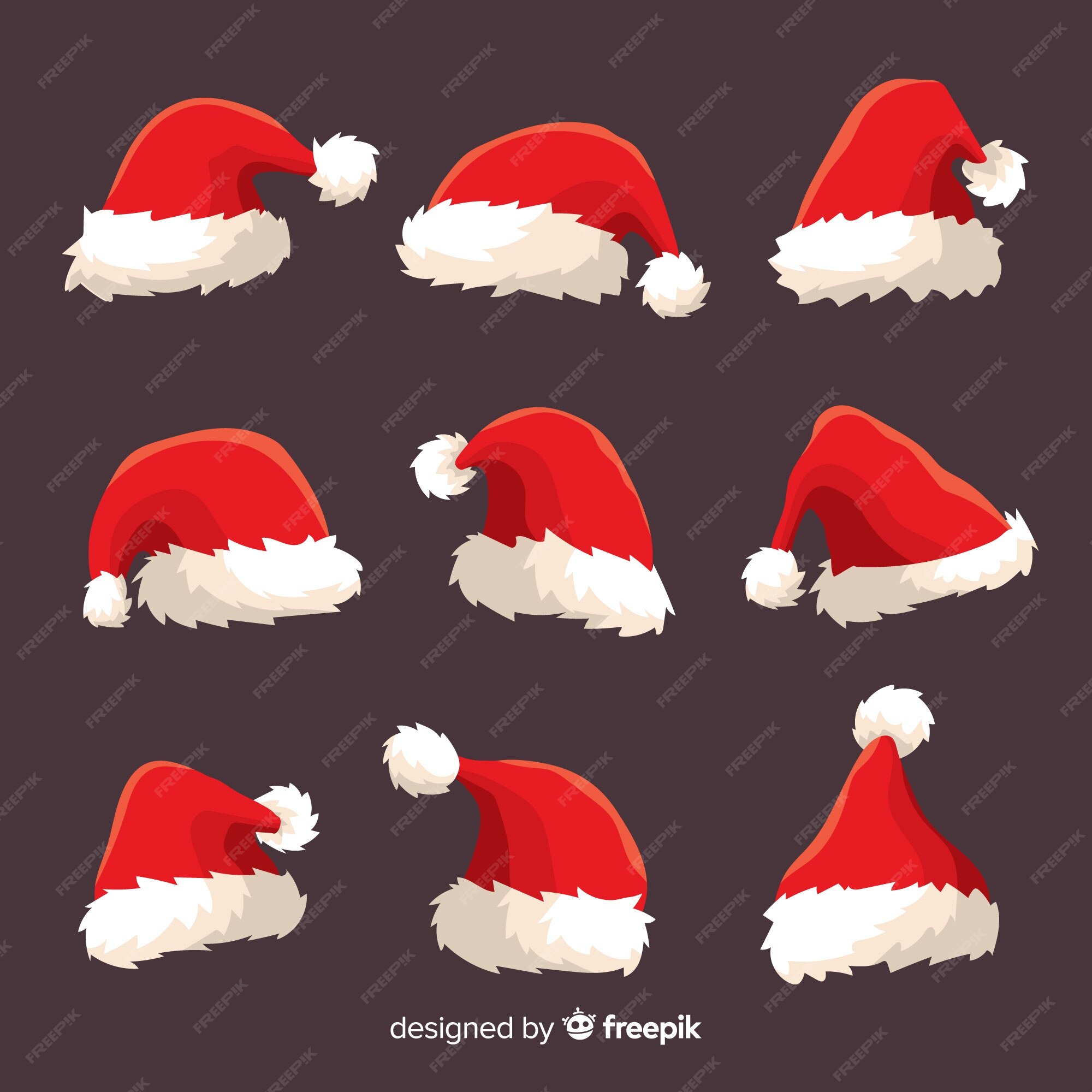 Santa's hat collection