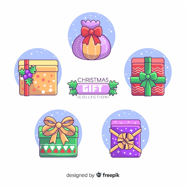 Collection De Cadeaux De Noël