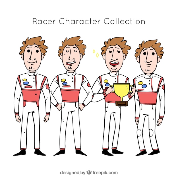 Collection De Caractères De Formule 1