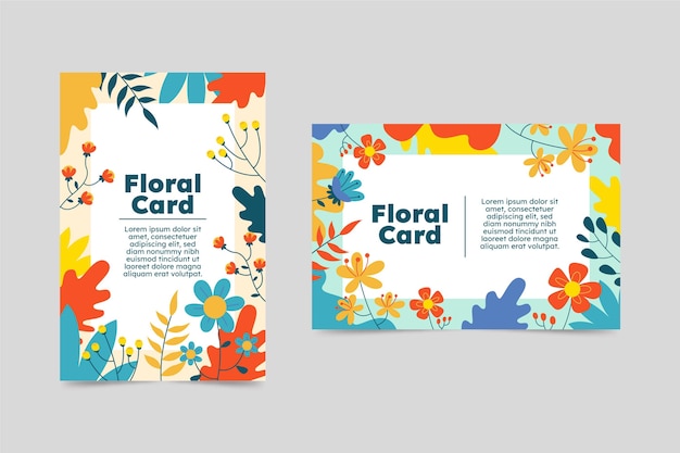 Collection De Cartes Florales