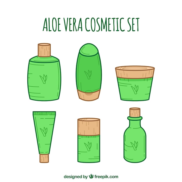 Collection de cosmétiques Aloe vera