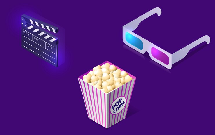 Vecteur gratuit collection d'éléments de cinéma
