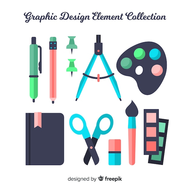 Vecteur gratuit collection d'éléments de design graphique