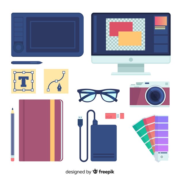 Collection d'éléments de design graphique