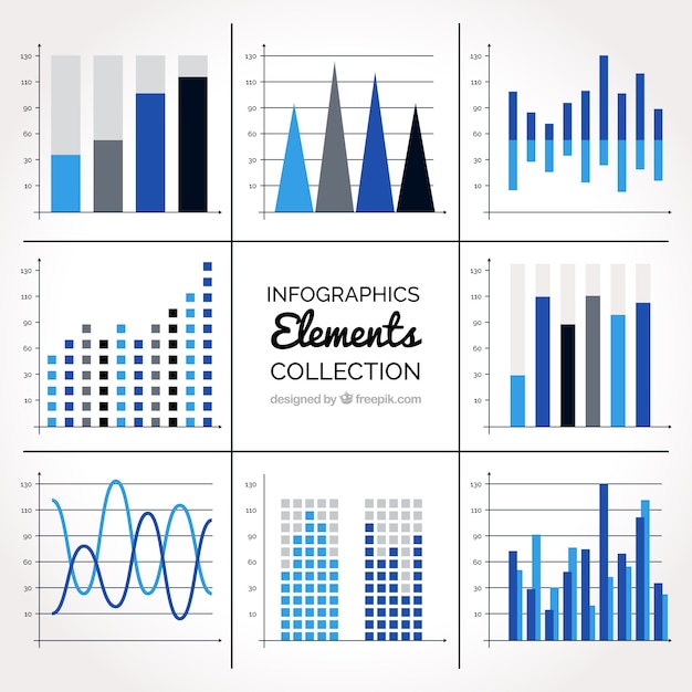 Collection D'éléments Infographiques Pour Les Statistiques