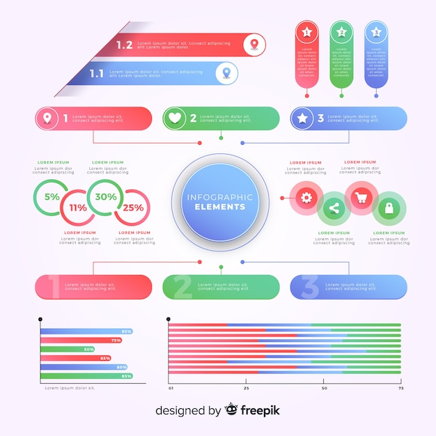 Collection D'éléments Infographiques