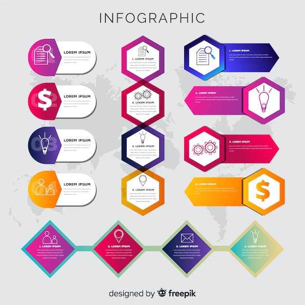 Collection D'éléments Infographiques