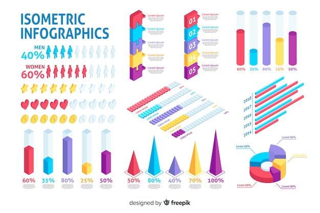 Collection d&#39;éléments infographiques