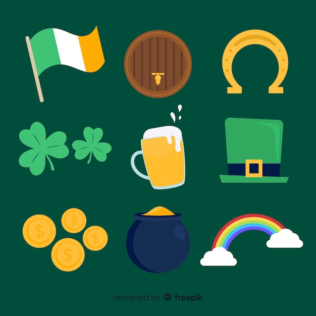 Collection D'éléments De La Saint Patrick