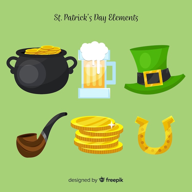 Collection D'éléments De La Saint Patrick