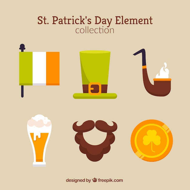 Collection D'éléments De St. Patrick