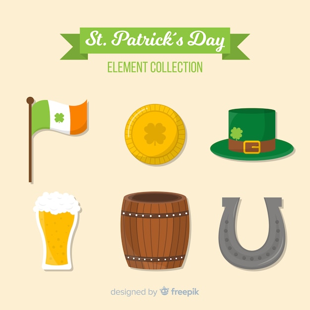 Collection D'éléments De La St Patrick