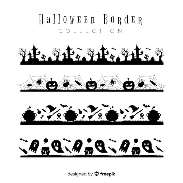 Collection De Frontières D'halloween