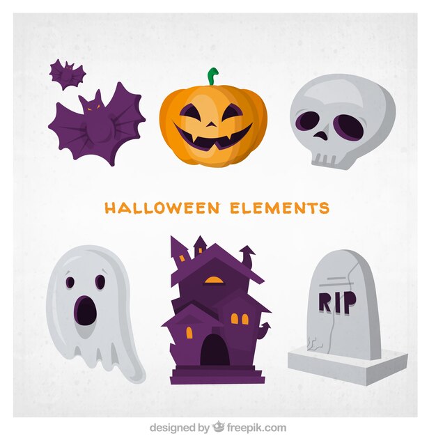 Collection Halloween avec style amusant