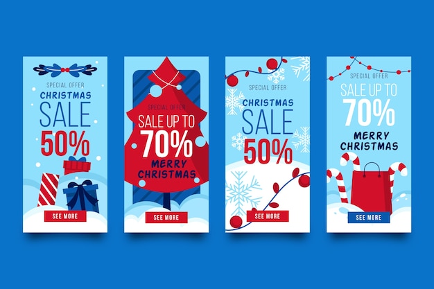 Collection D'histoire De Vente De Noël Instagram