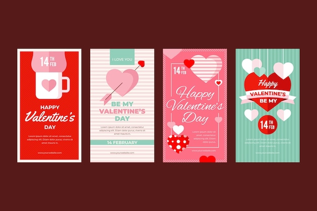 Collection D'histoires Instagram Pour La Saint-valentin