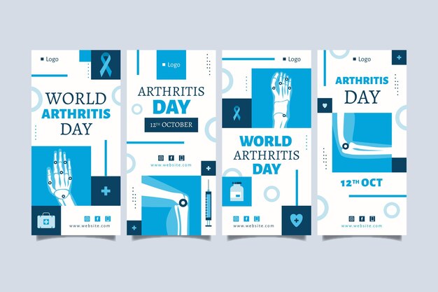 Collection d'histoires de la journée mondiale de l'arthrite