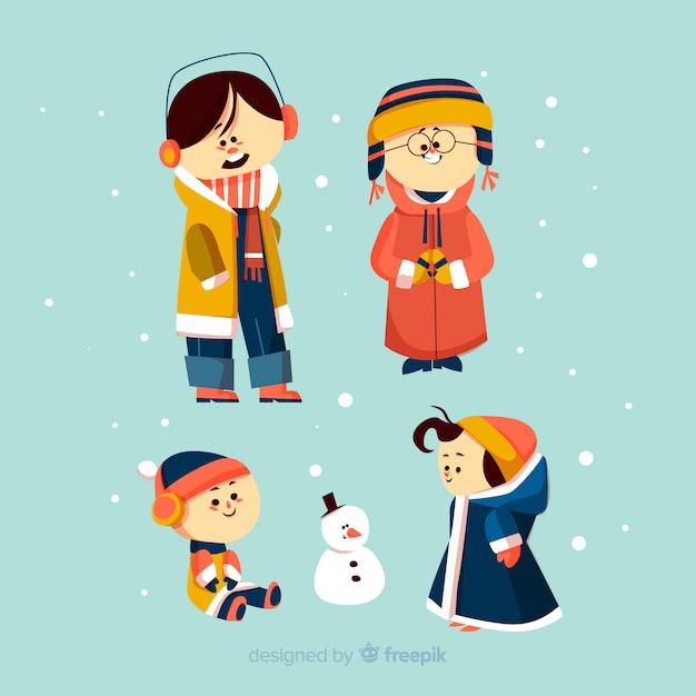 Collection D'hiver Pour Enfants