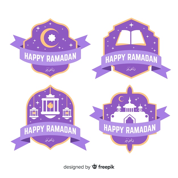 Collection D'insignes Du Ramadan