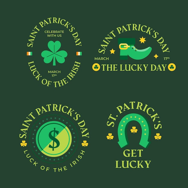 Collection D'insignes De La Saint-patrick