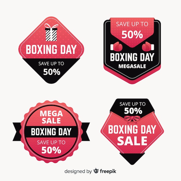 Collection D'insignes De Vente Le Jour De La Boxe