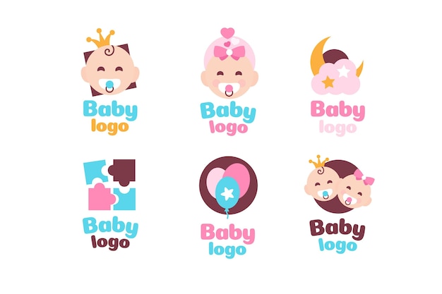 Collection De Logo Bébé