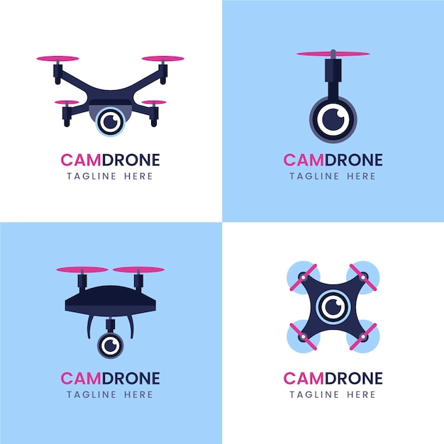 Collection De Logo De Drone