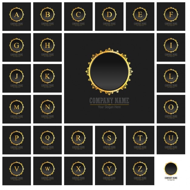 Vecteur gratuit collection logo templates