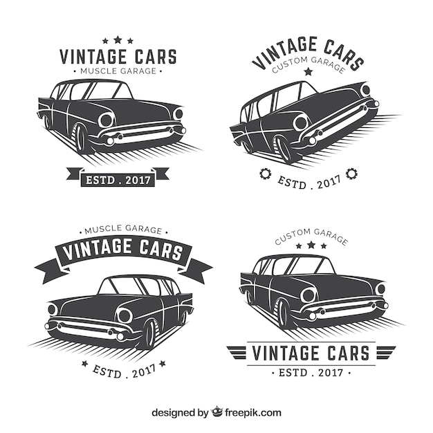 Collection De Logo De Voiture Vintage