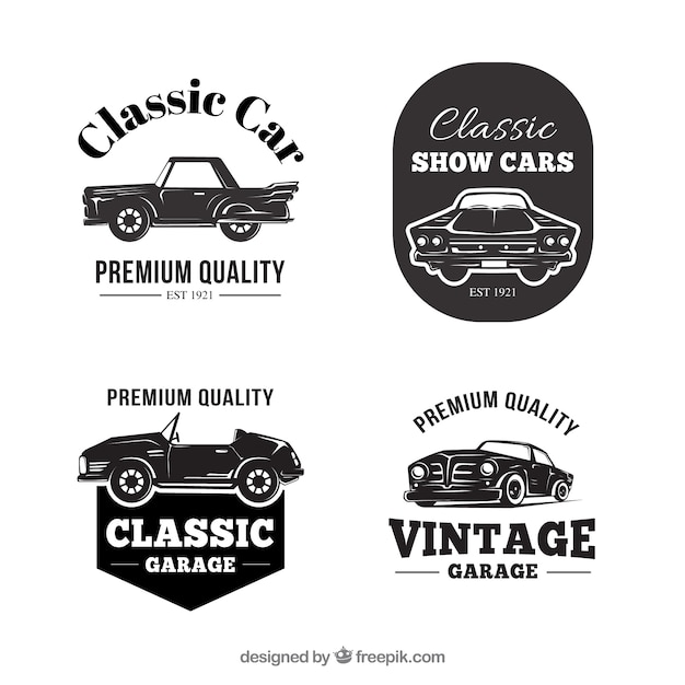 Collection De Logo De Voiture Vintage