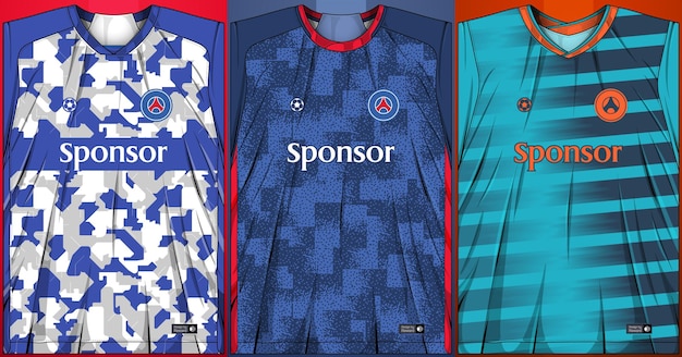 Collection De Maillots De Sport - Maillot De Football Pour Sublimation