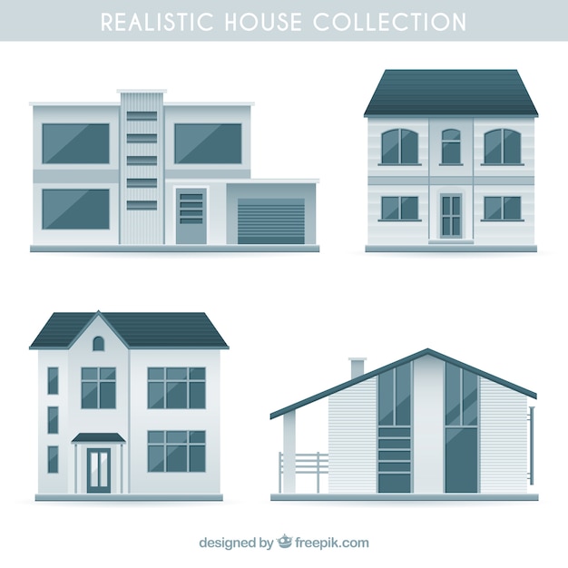 Collection de maisons réalistes